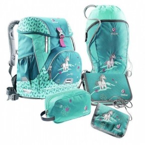 Шкільний набір DEUTER OneTwoSet - Sneaker Bag колір 3037 petrol horse (3830116 OneTwo; 3890115 Sneaker Bag; 3890215 Chest Wallet; 3890416 Pencil Pouch; 2890315 Pencil box) Фото №1